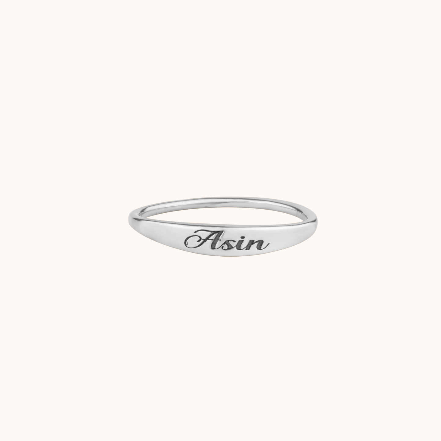 Personalized Name Engraved Ring