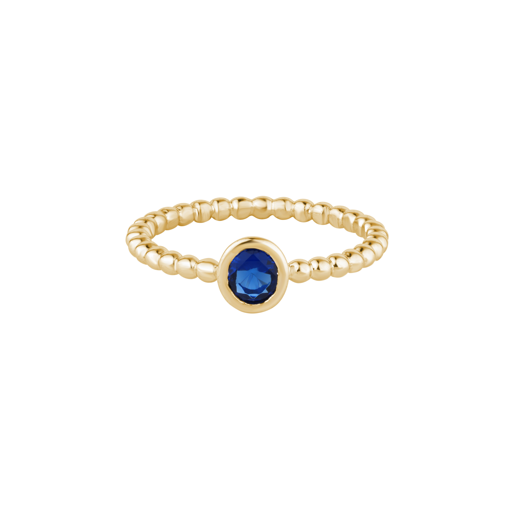 Elegant Blue Stone Ring - KYMEE