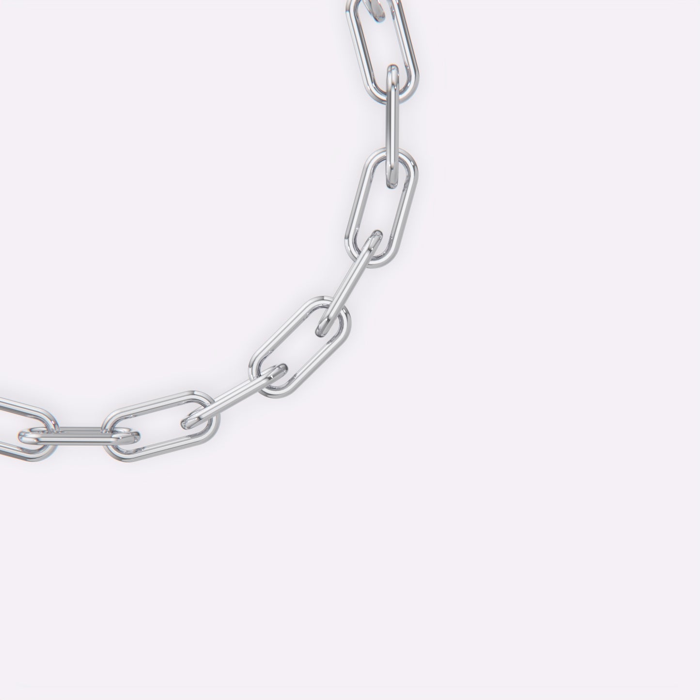 Bold Link Charm Bracelet
