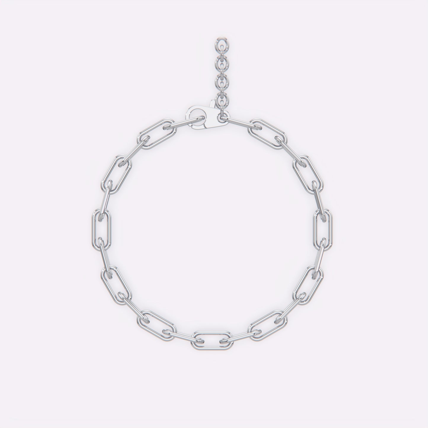 Bold Link Charm Bracelet