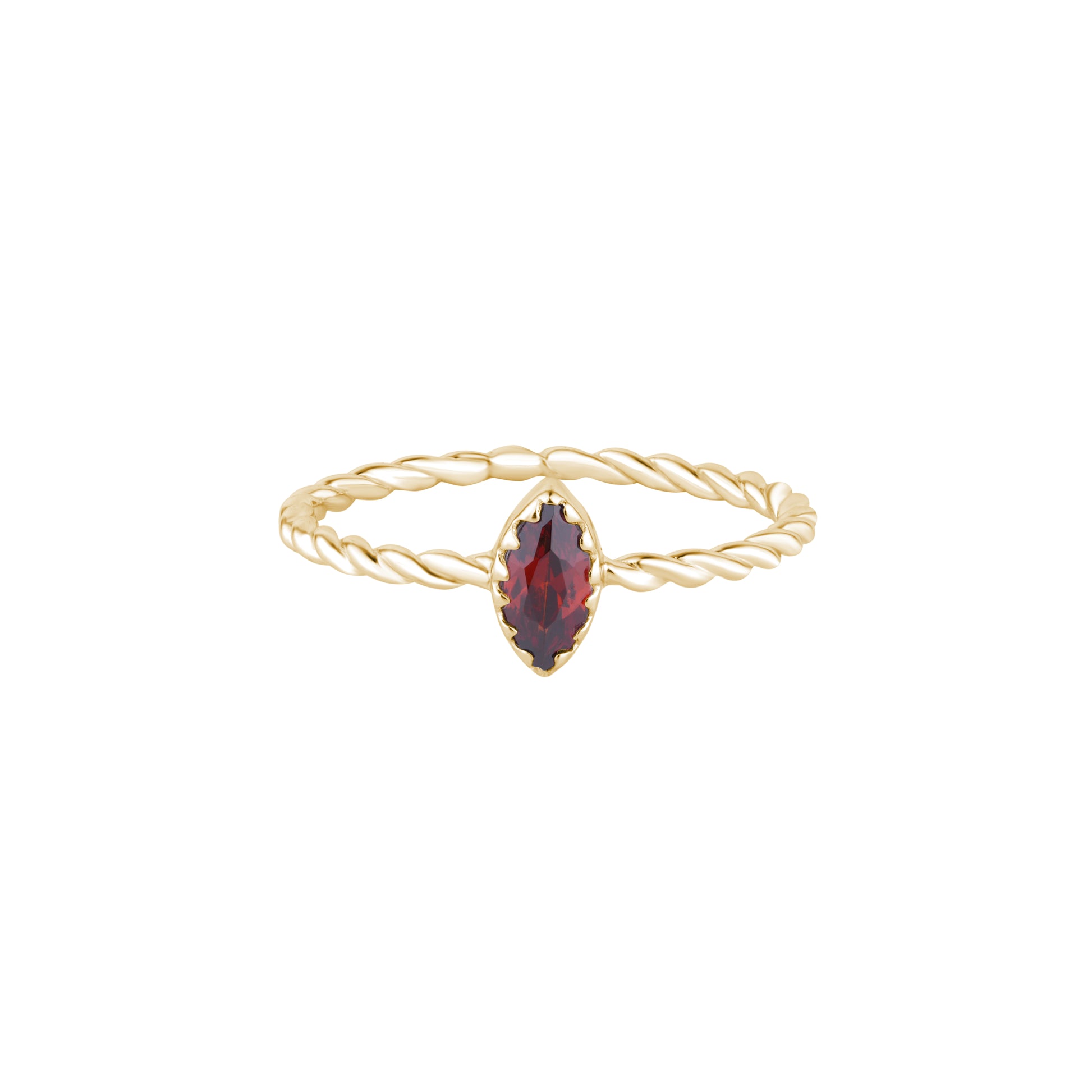 Delicate Marquise Stone Ring - KYMEE