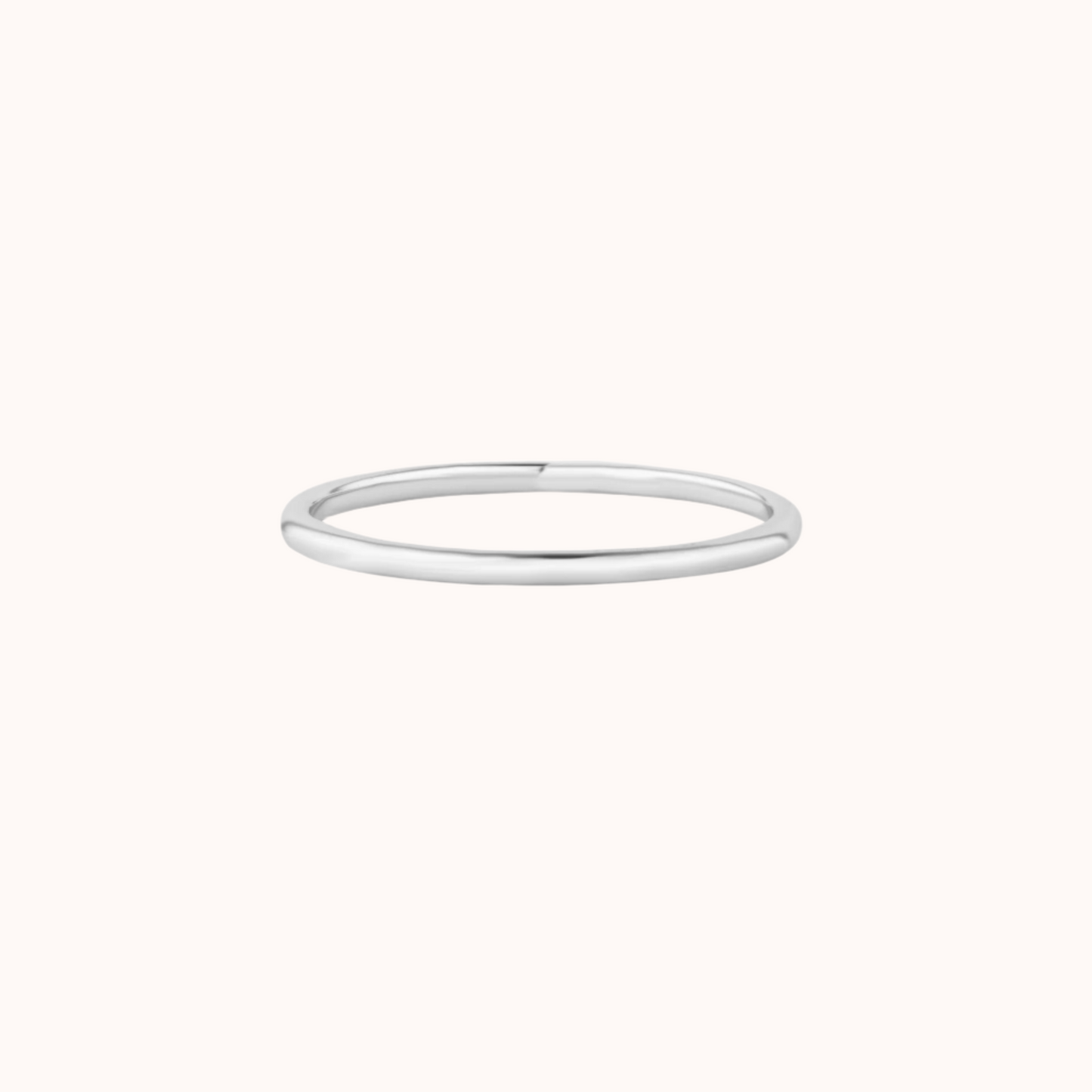 Classic Silver Thin Band Ring