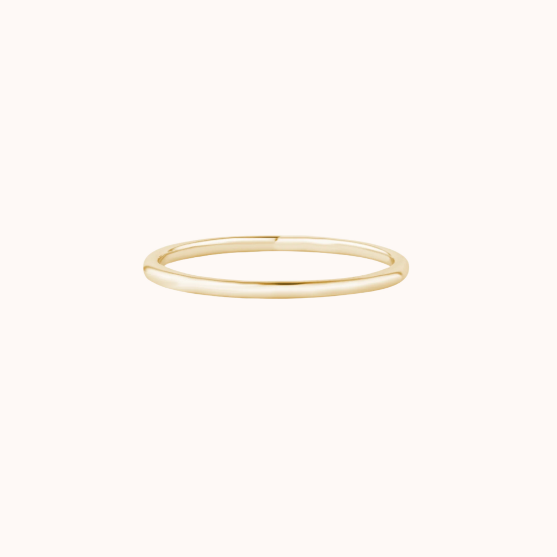 Classic Silver Thin Band Ring - KYMEE