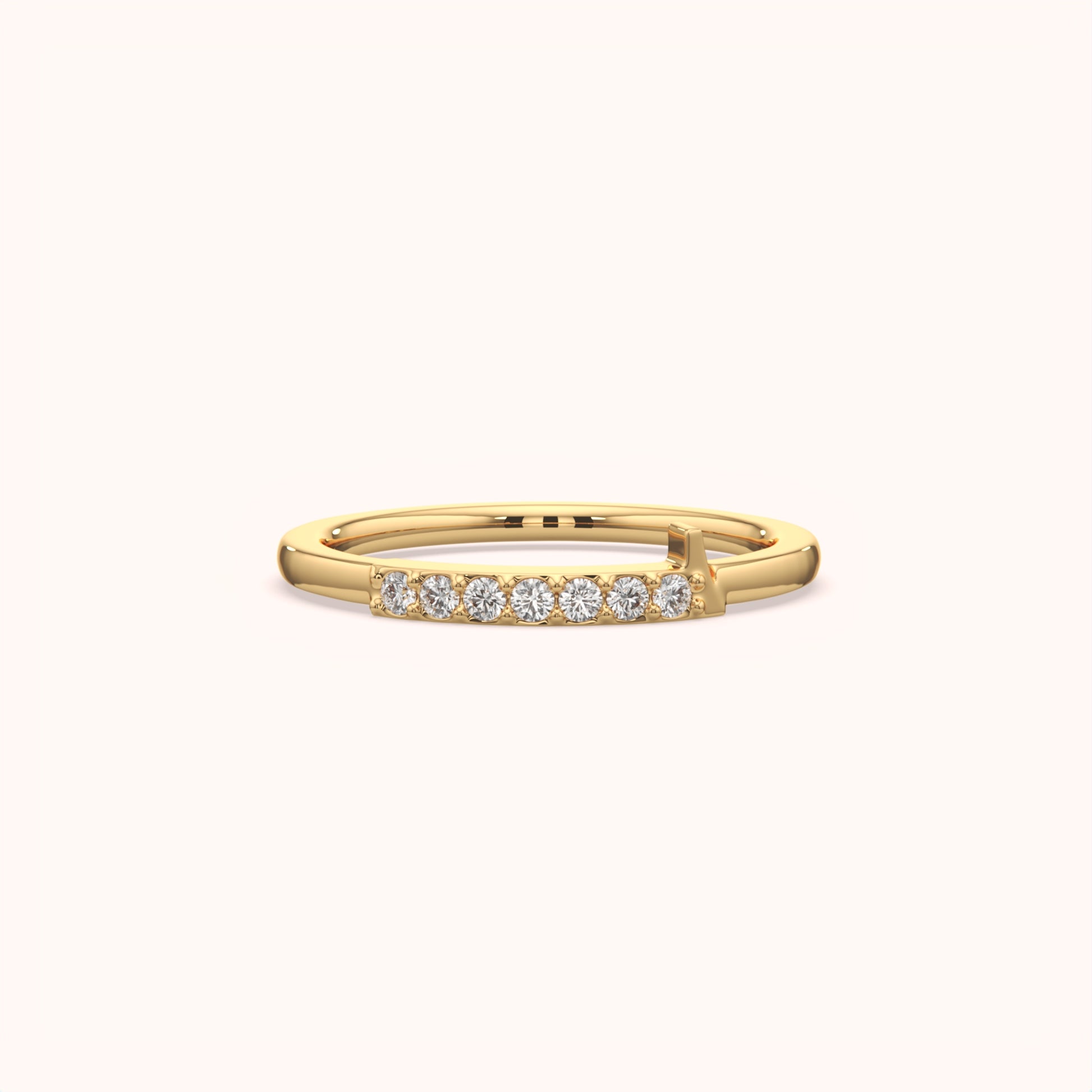 Half Eternity Diamond Band - KYMEE