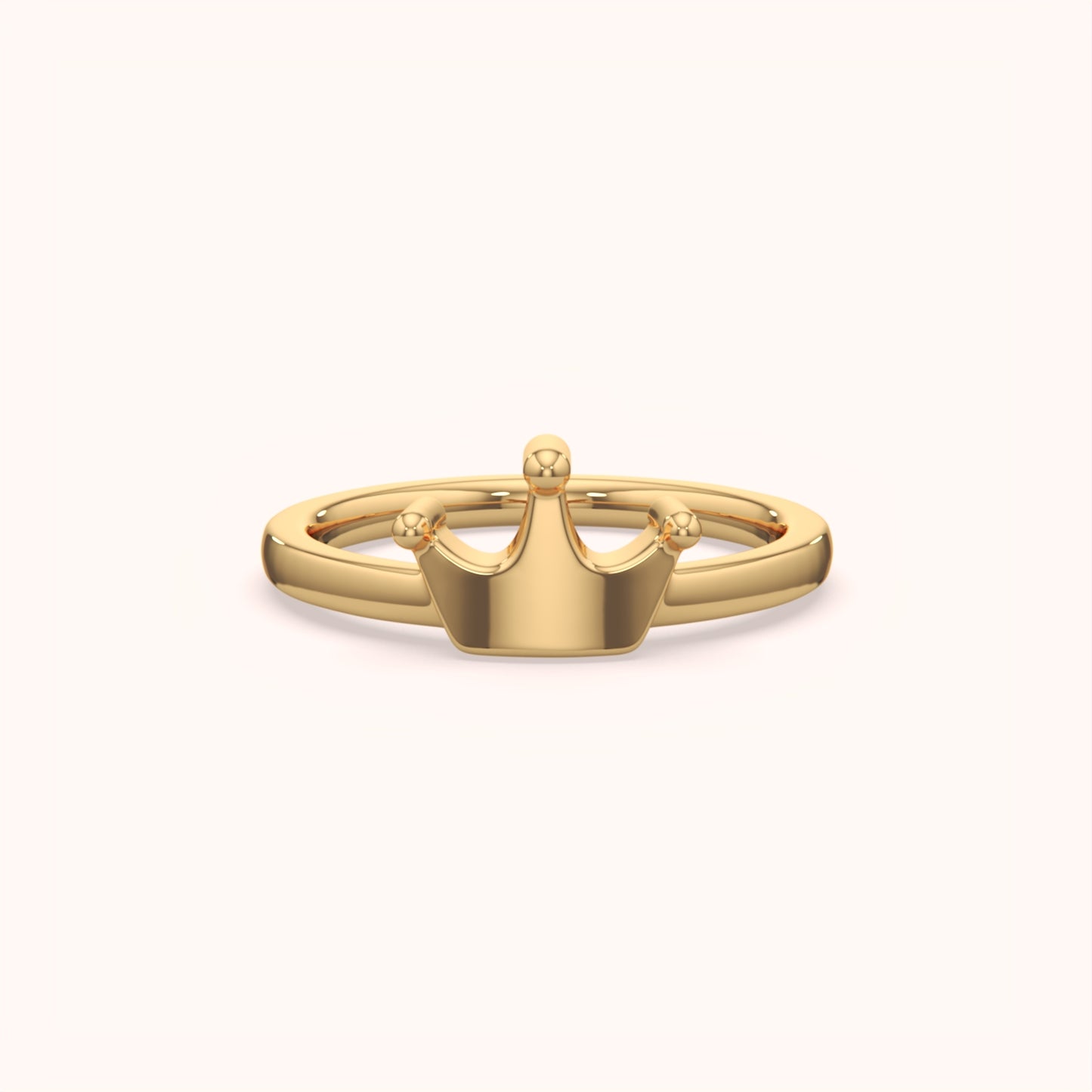 Intricate Silver Crown Ring