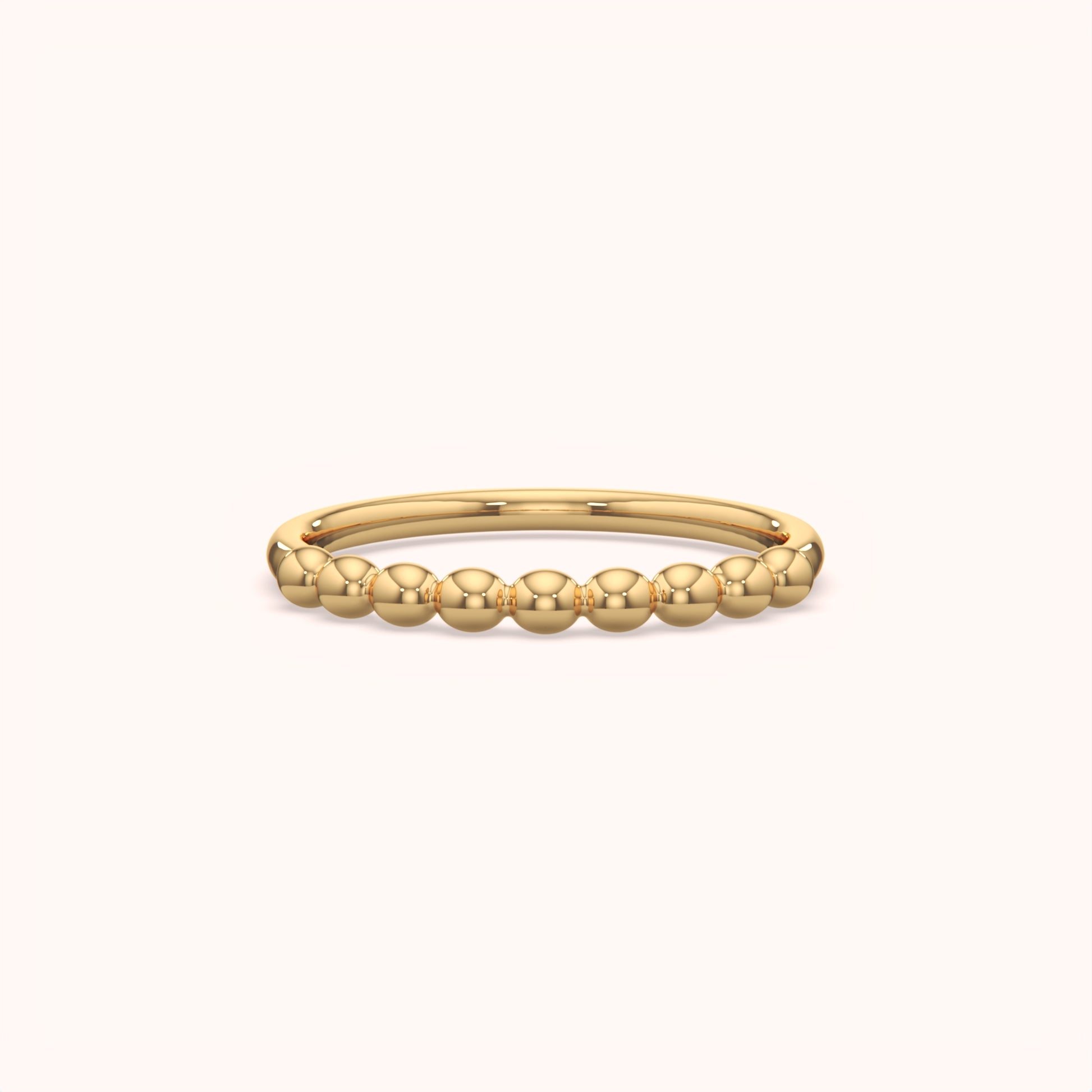 Oval Ball Style Stack Ring - KYMEE