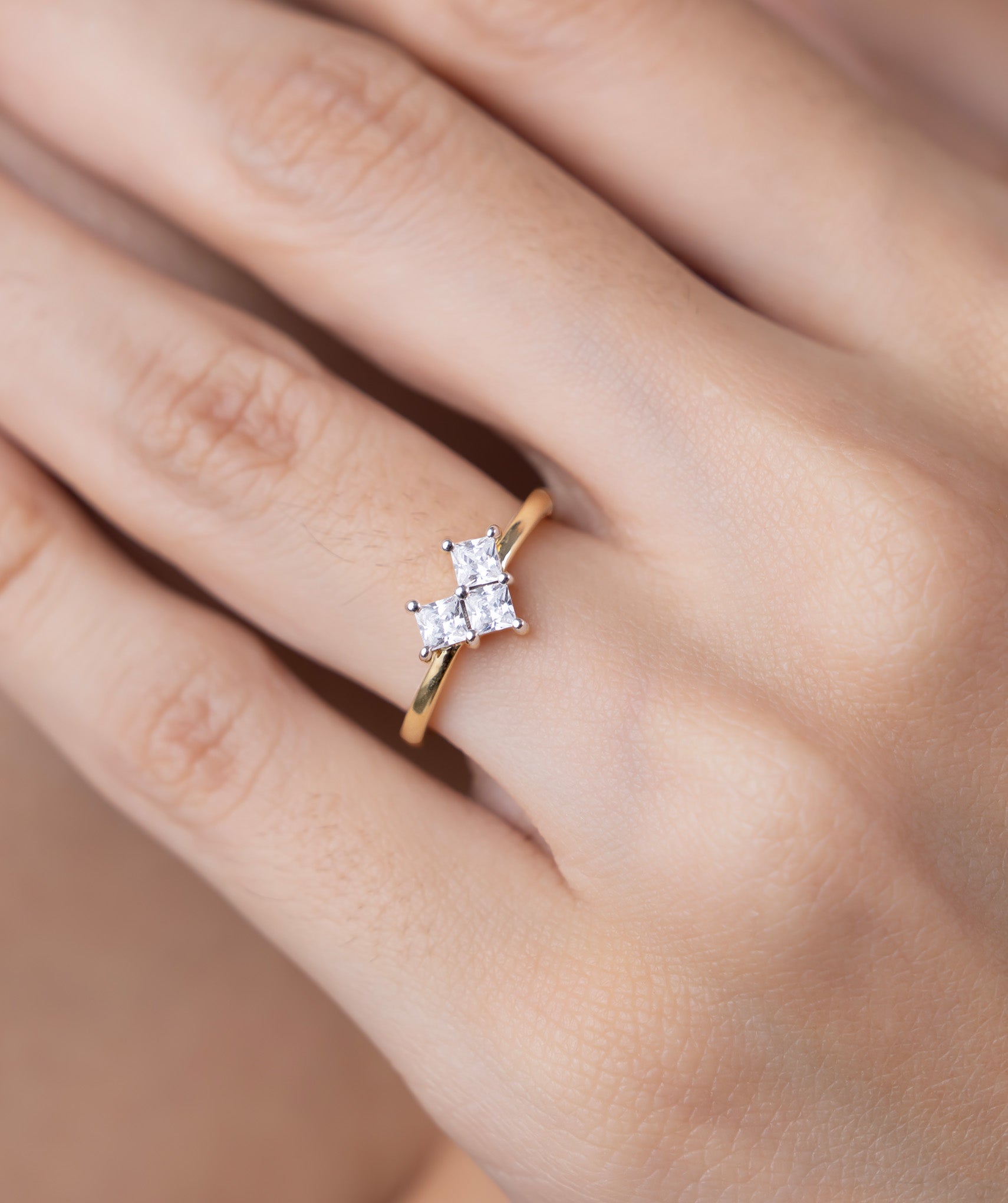 Regal Trio Diamond Ring