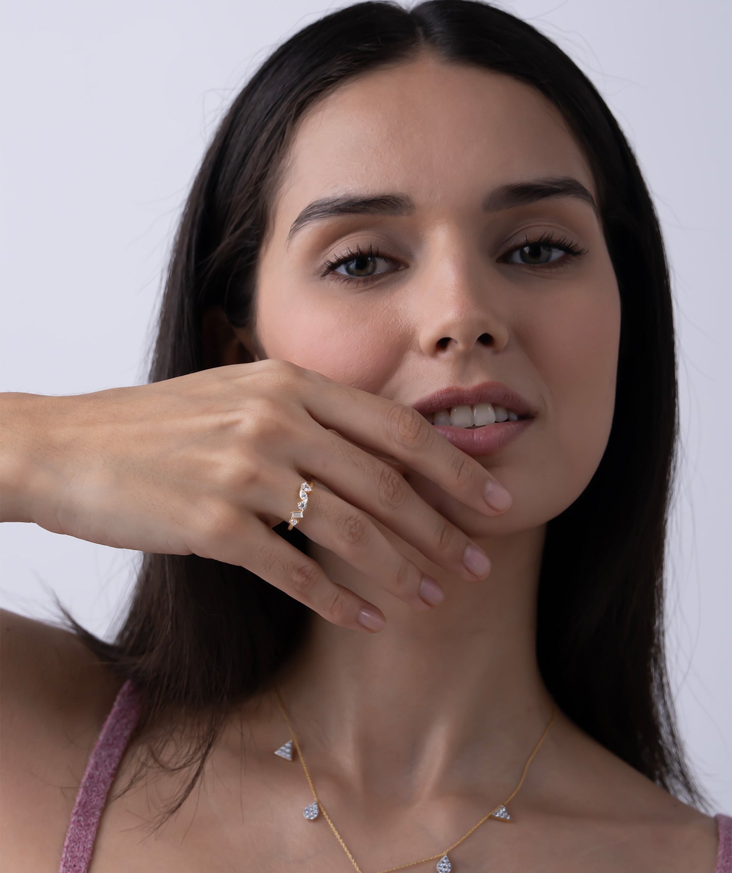 Sophisticated Multi-Stone Ring