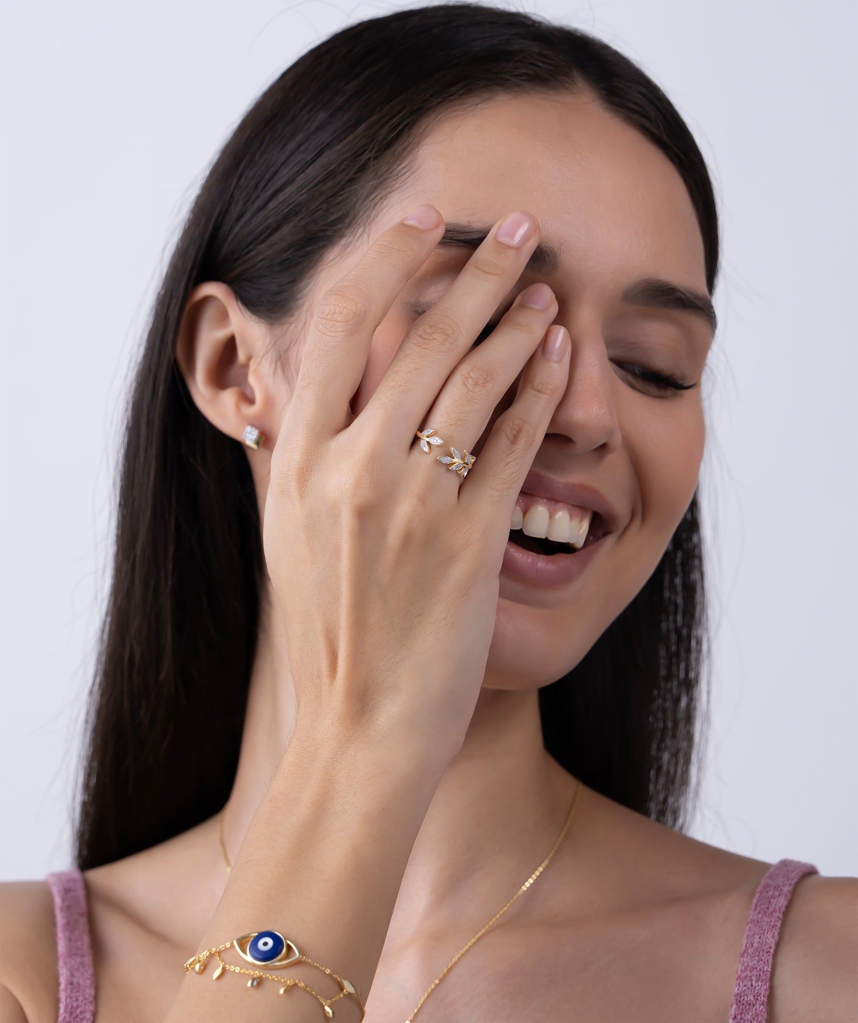 Timeless Leaf Wrap Ring