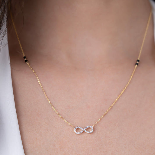 Infinity Spark Diamond Mangalsutra