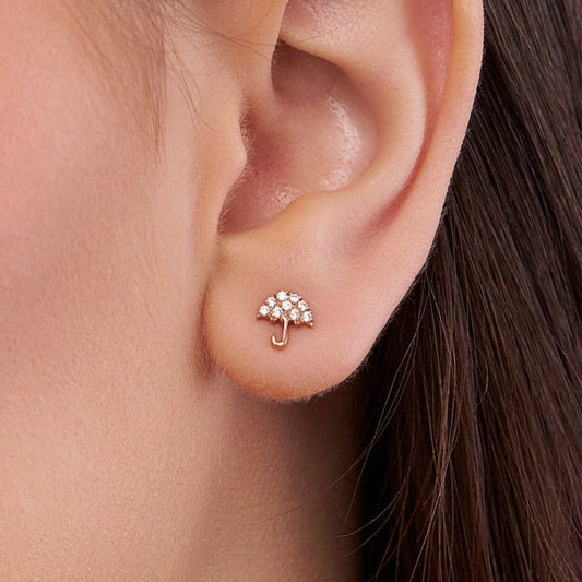 Umbrella Style Diamond Earring - KYMEE