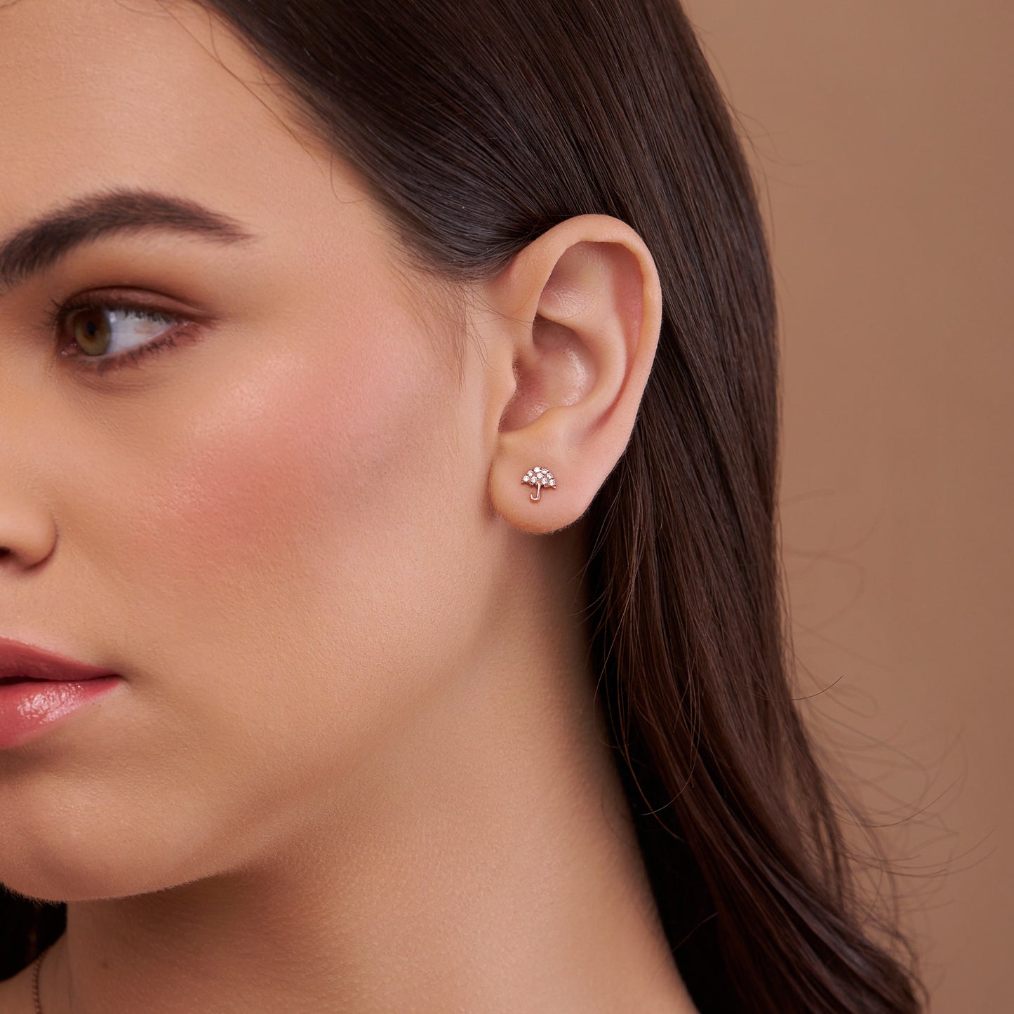 Umbrella Style Diamond Earring - KYMEE