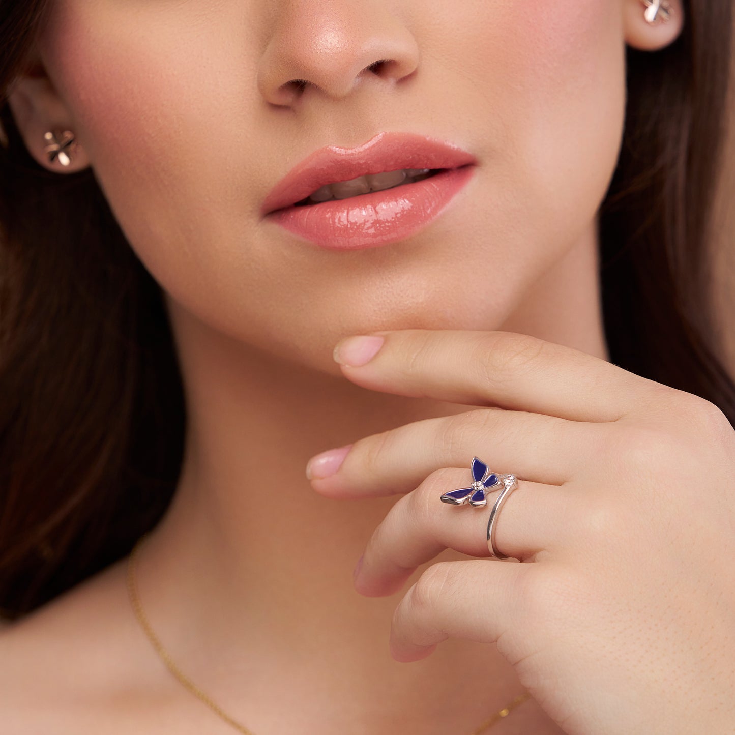 Butterfly Open-Ended Ring - KYMEE