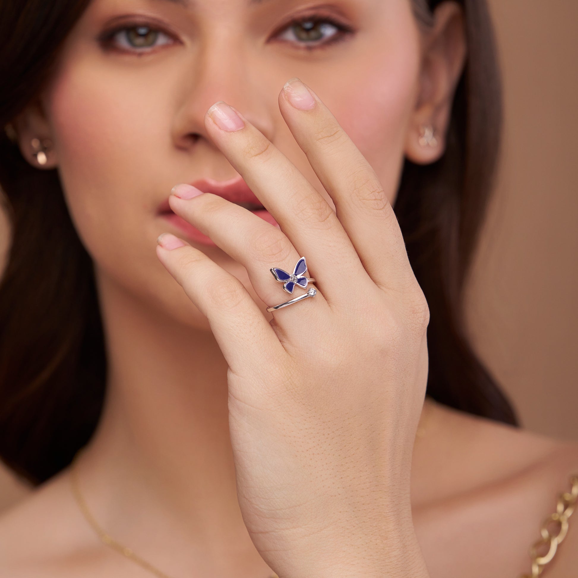 Butterfly Open-Ended Ring - KYMEE