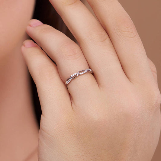 Braided Chain Links Ring - KYMEE