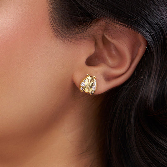 Adorable Ladybug Stud - KYMEE