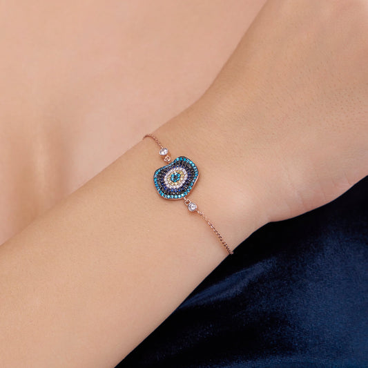 Evil Eye Charm Bracelet - KYMEE