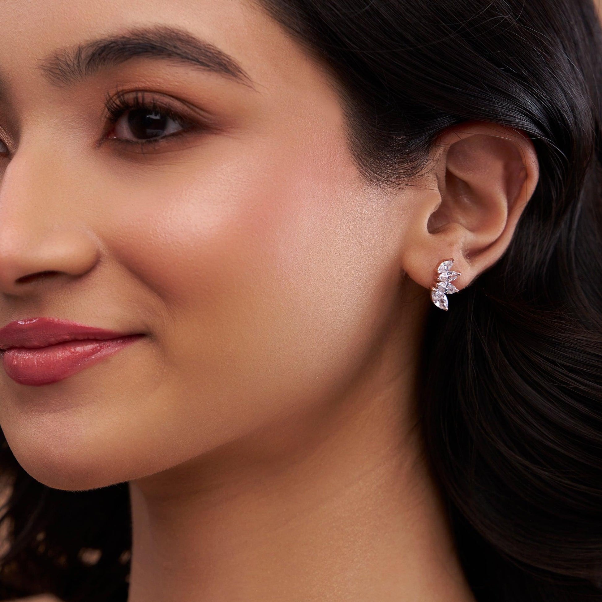 Marquise-Cut sophisticated Earring - KYMEE