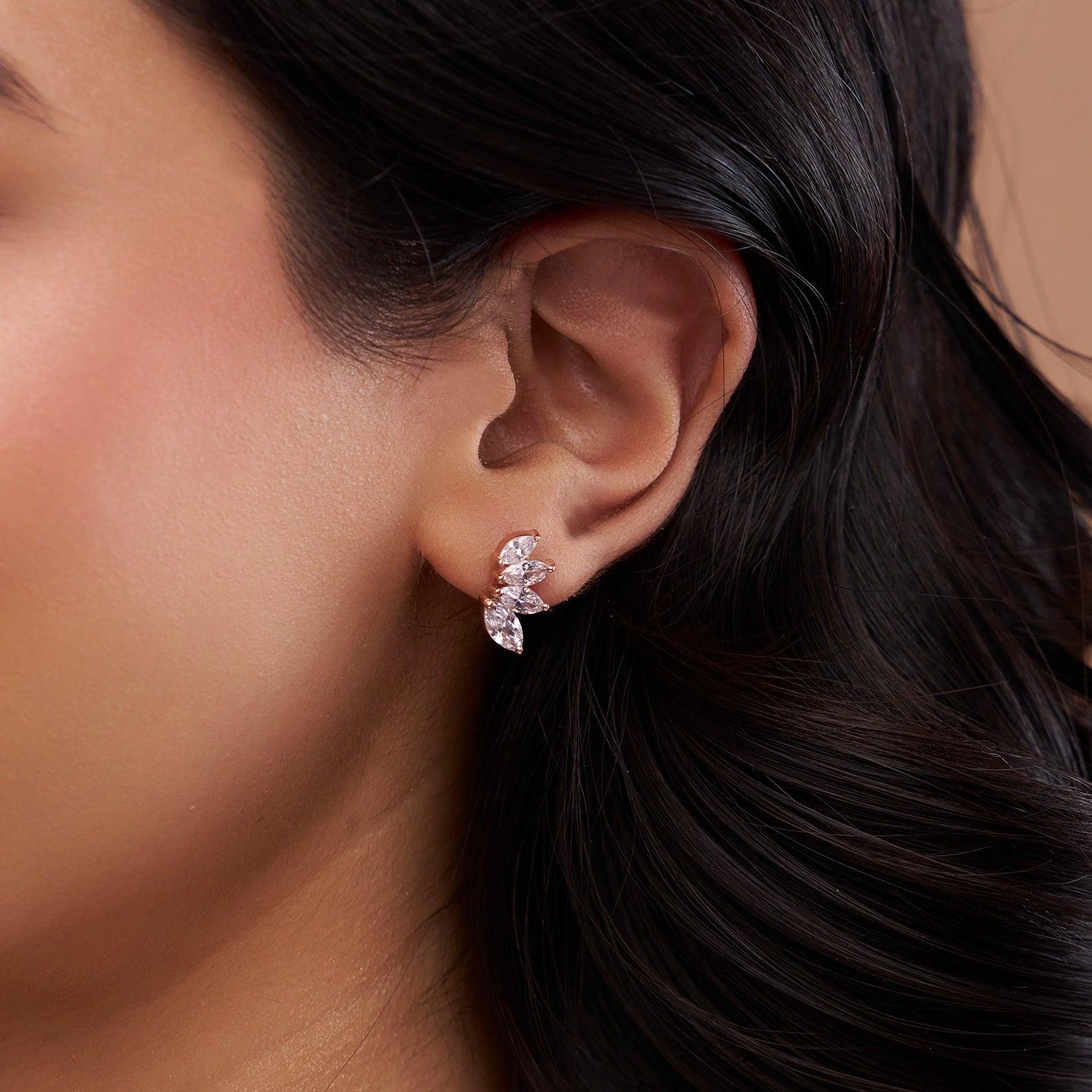 Marquise-Cut sophisticated Earring - KYMEE
