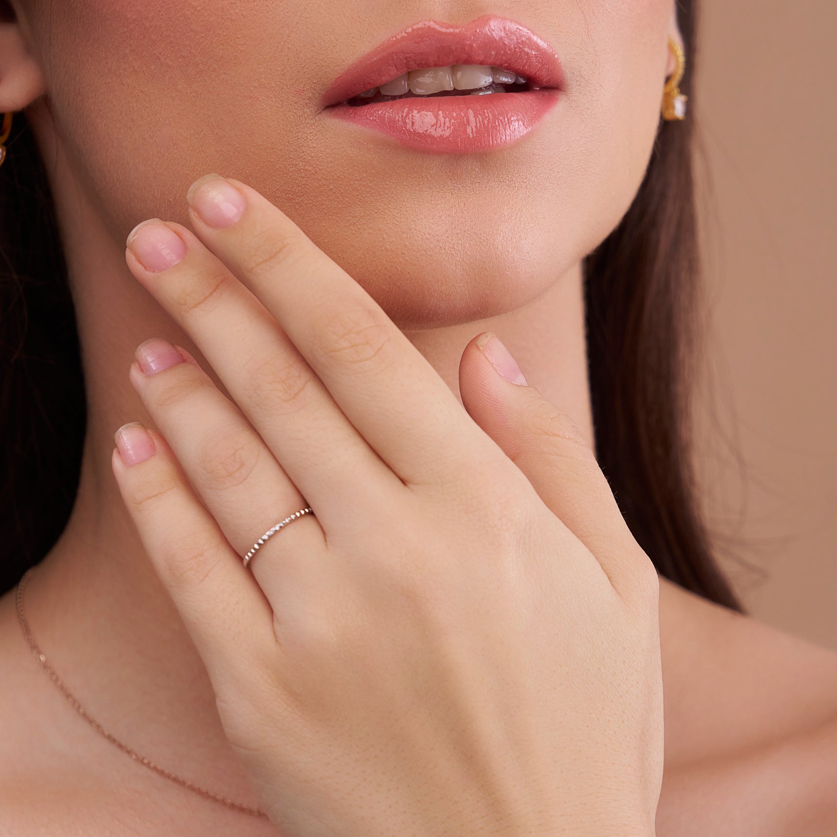 Sterling Silver Pyramid Stack Ring - KYMEE