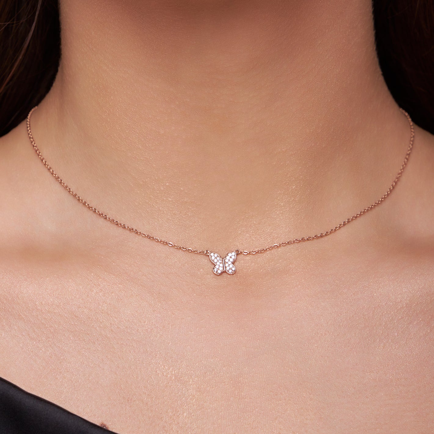 Dazzling Butterfly Necklace - KYMEE