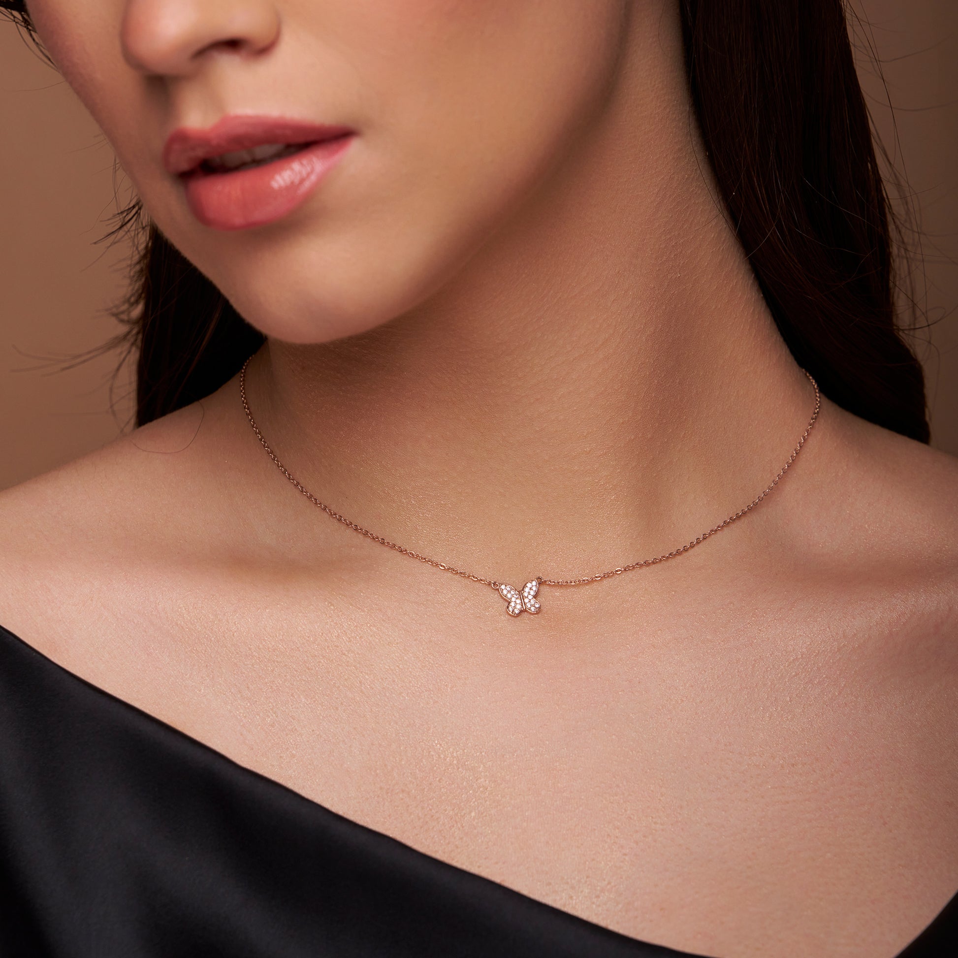 Dazzling Butterfly Necklace - KYMEE
