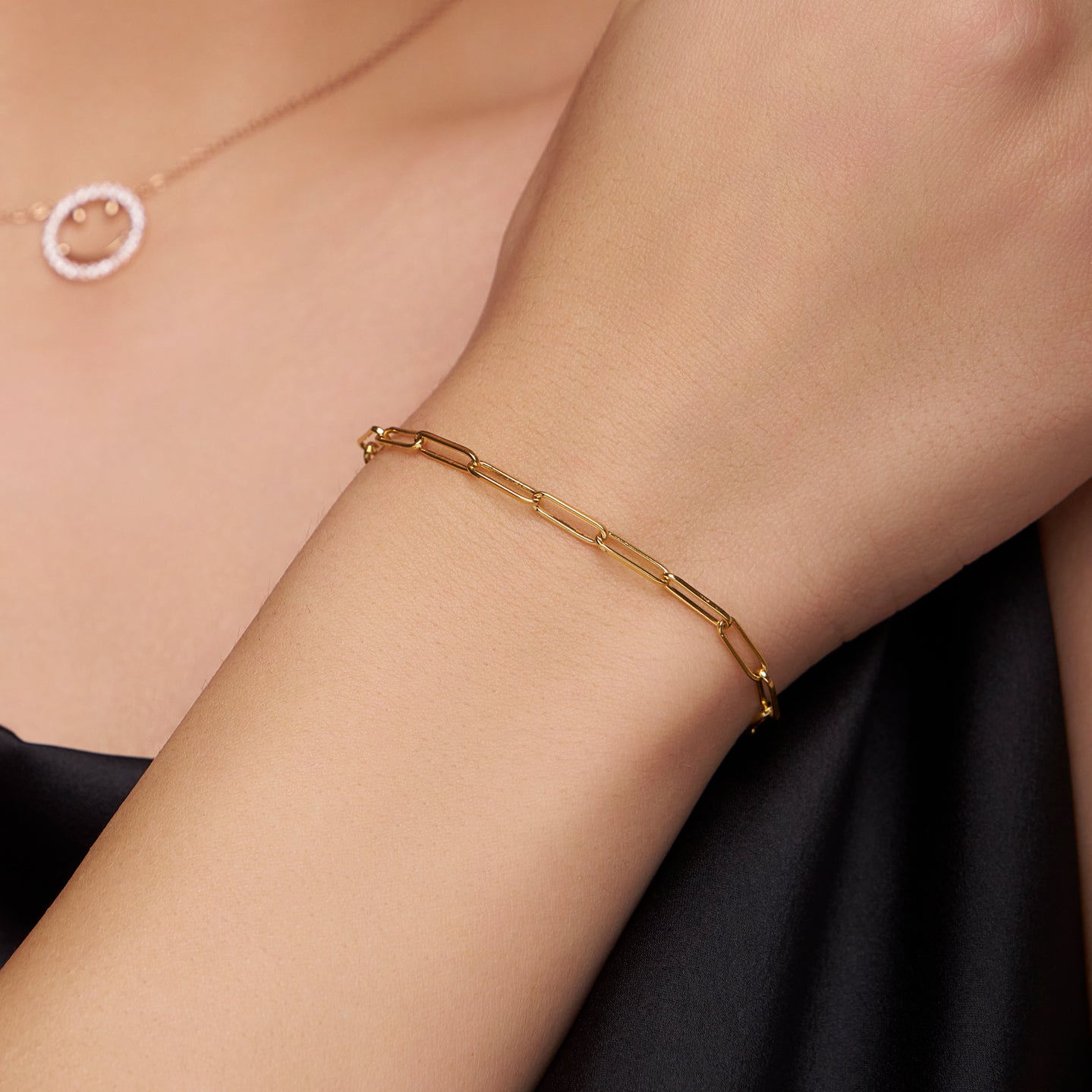 Bold Link Charm Bracelet