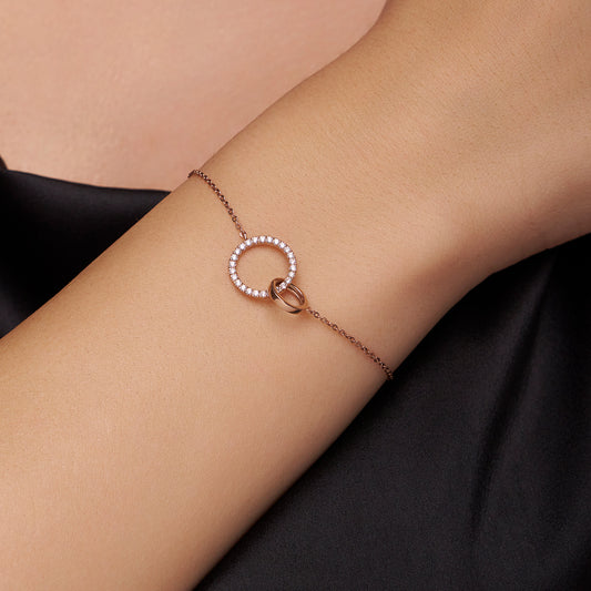 Interlocking Circle Bracelet - KYMEE
