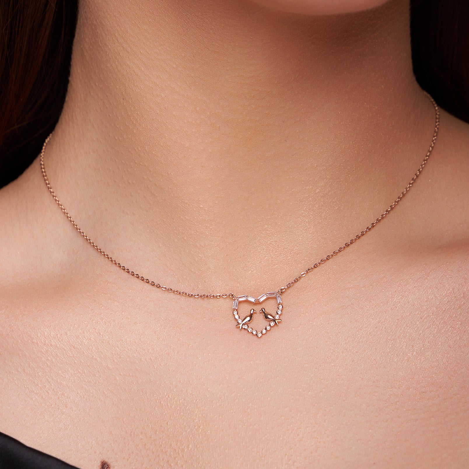 Heart Love Bird Necklace - KYMEE