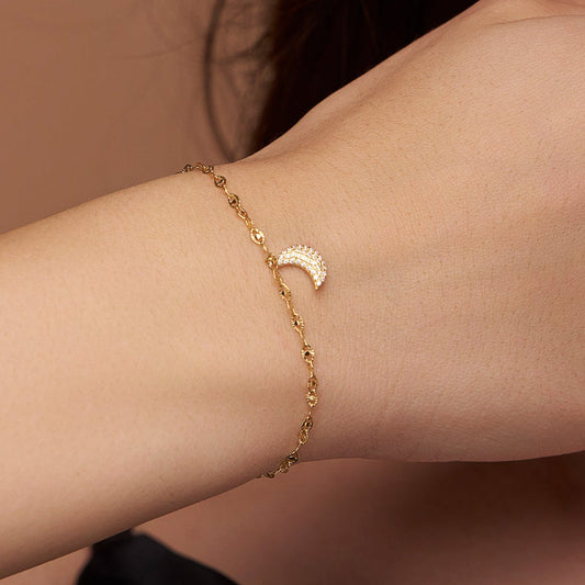 Moon Fancy Charm Bracelet - KYMEE