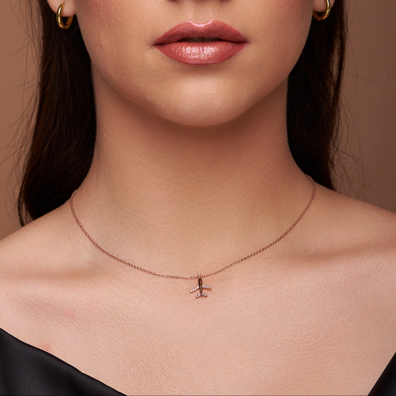 Aeroplane Charm Necklace