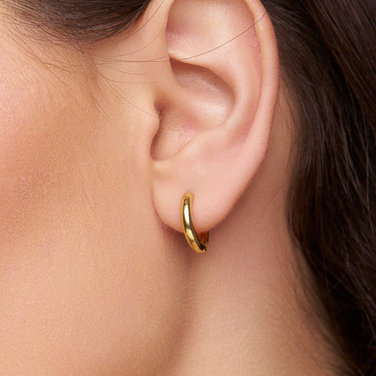 Plain Round Style Hoops - KYMEE