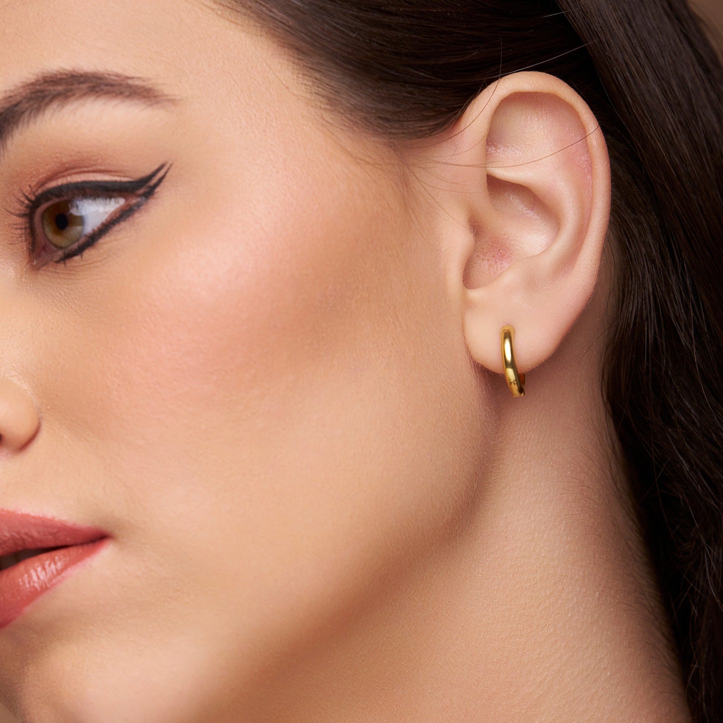 Plain Round Style Hoops - KYMEE