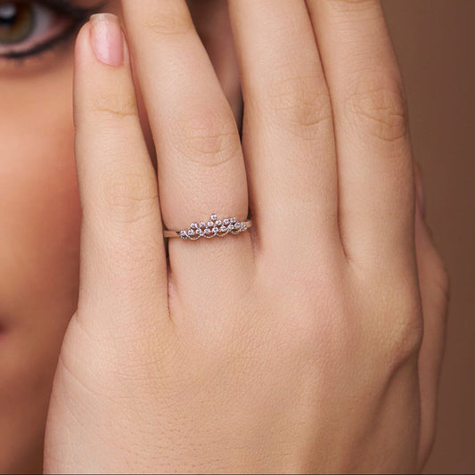 Stunning Unique Style Diamond Ring - KYMEE