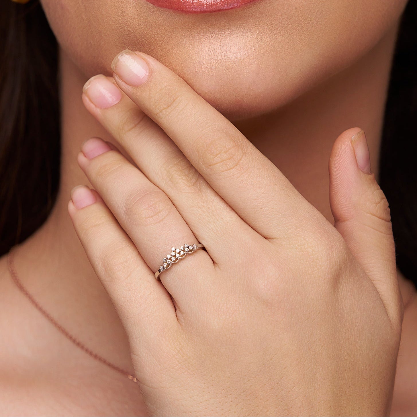 Stunning Unique Style Diamond Ring - KYMEE