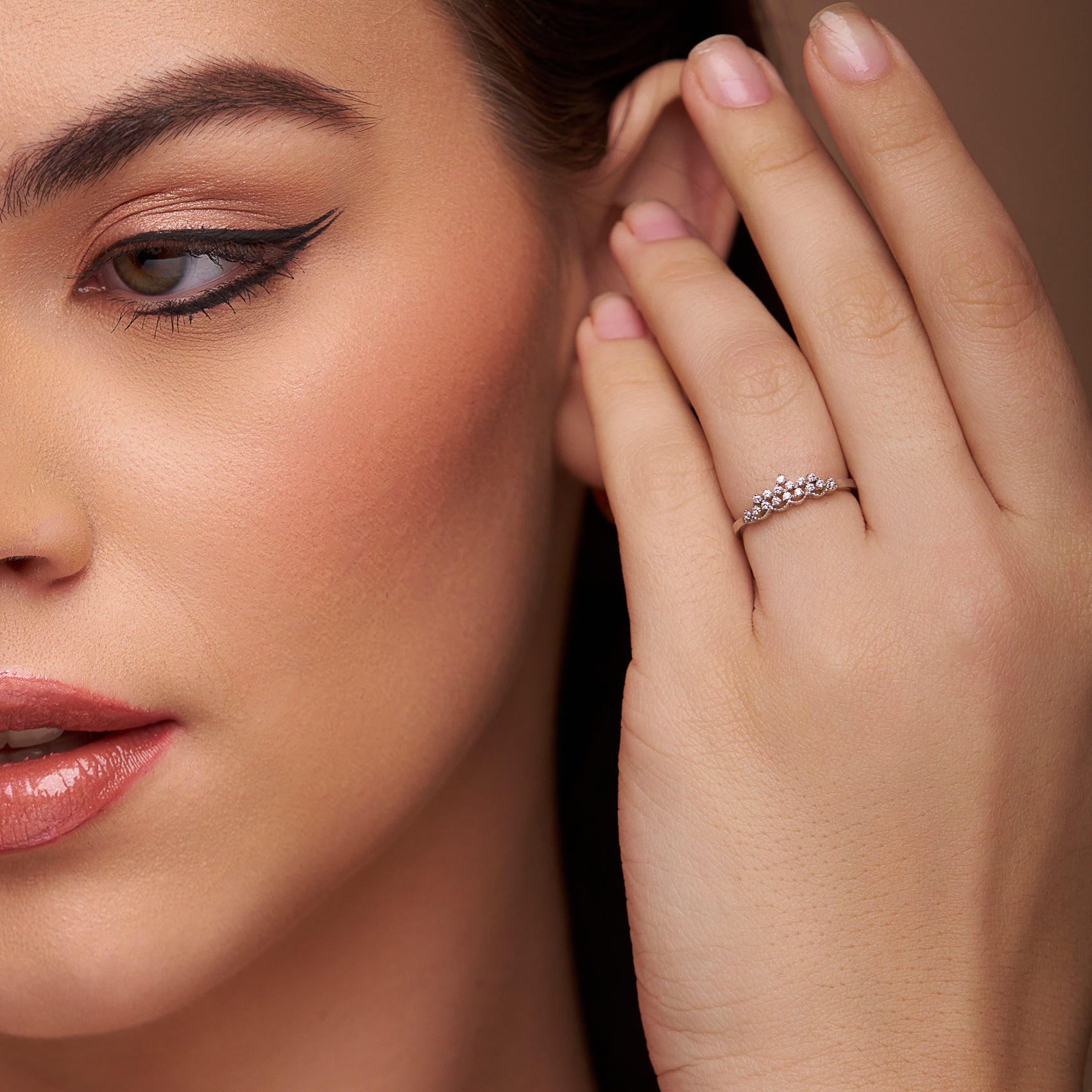 Stunning Unique Style Diamond Ring - KYMEE
