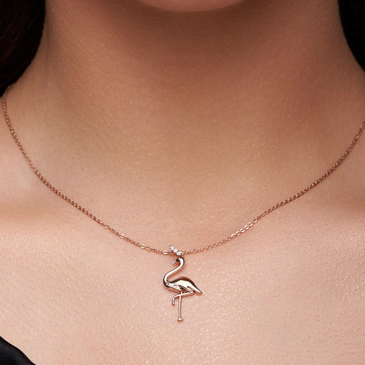 Artisan Flamingo Necklace - KYMEE