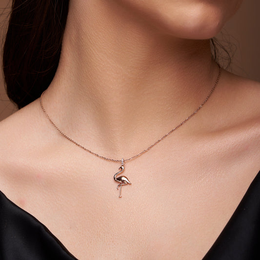 Artisan Flamingo Necklace - KYMEE