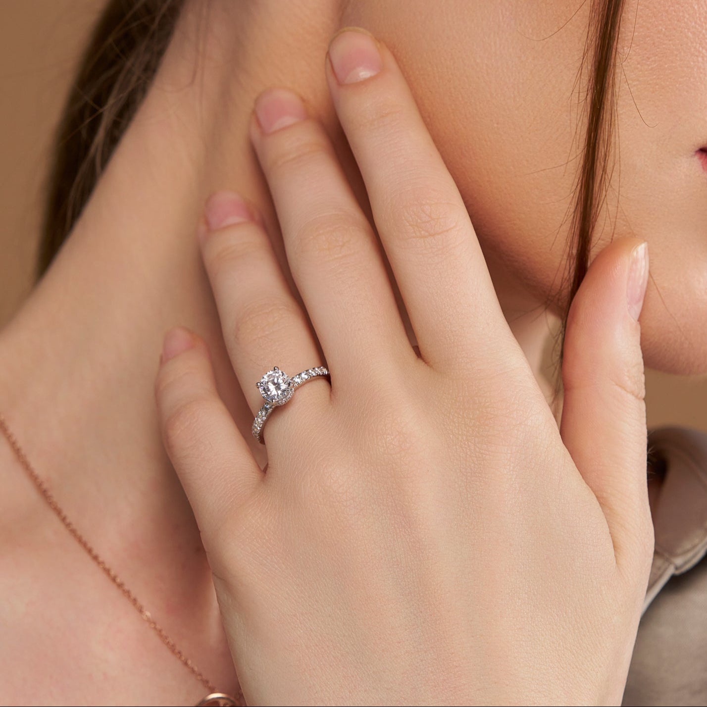 Timeless Round Diamond Solitaire Ring - KYMEE