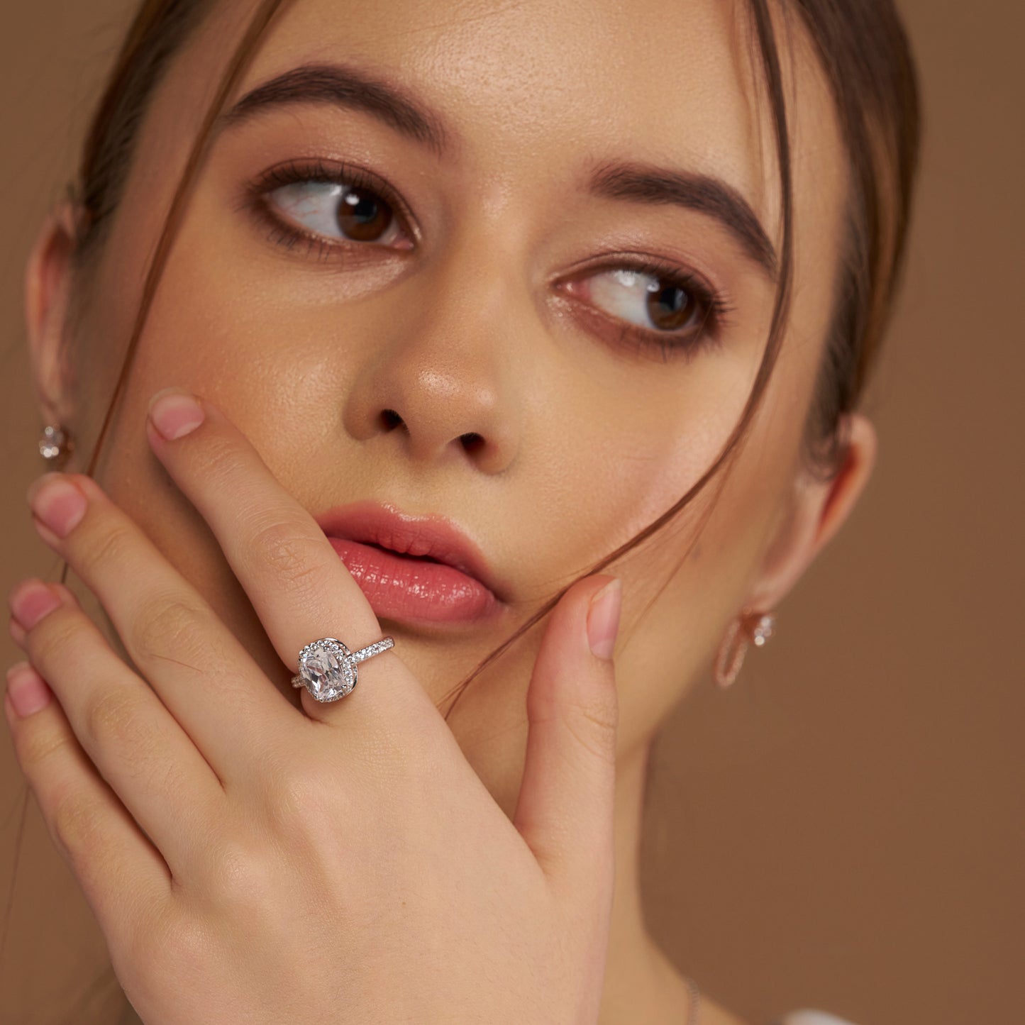 Halo Setting Cushion Cut Ring - KYMEE