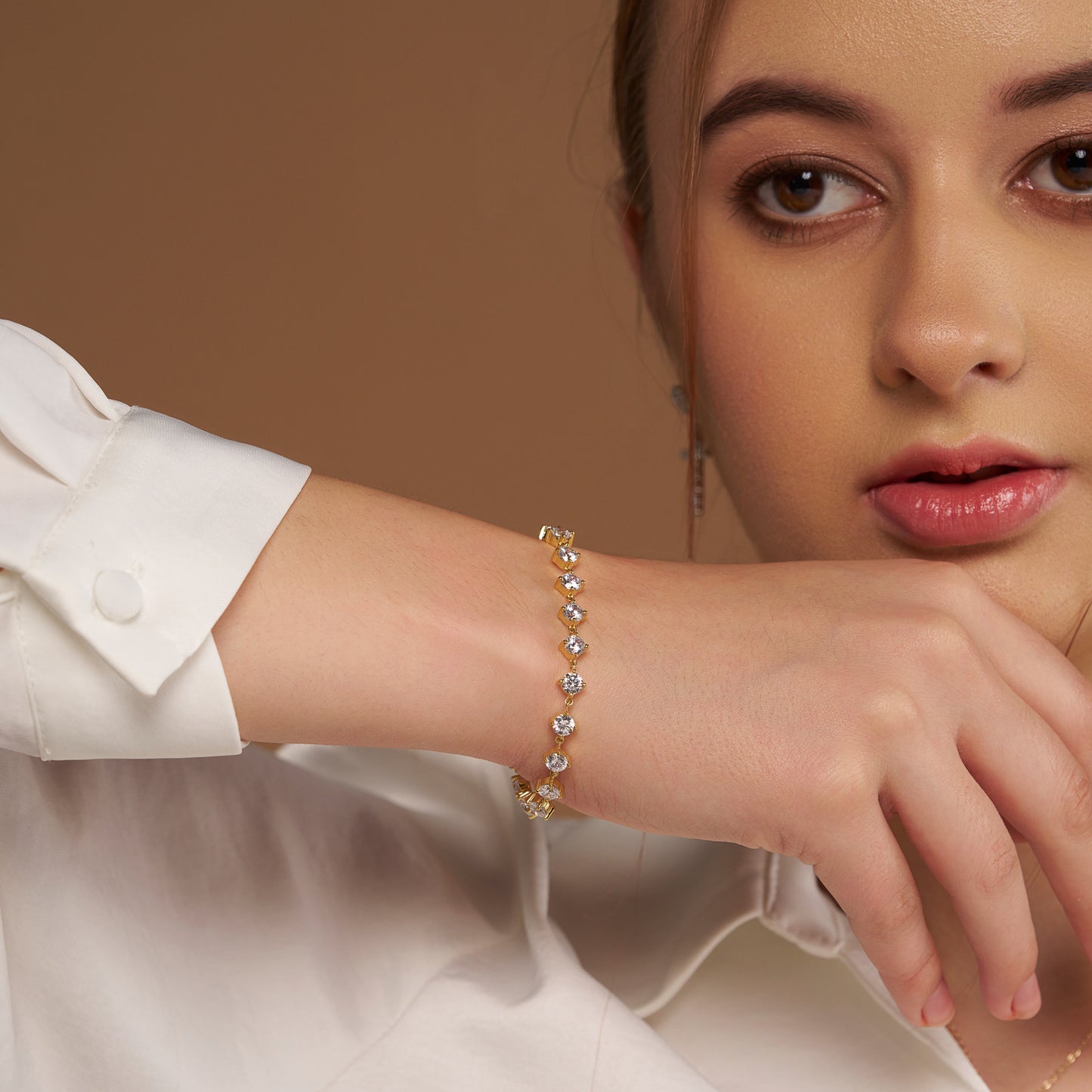 Round Diamond Tennis Bracelet - KYMEE