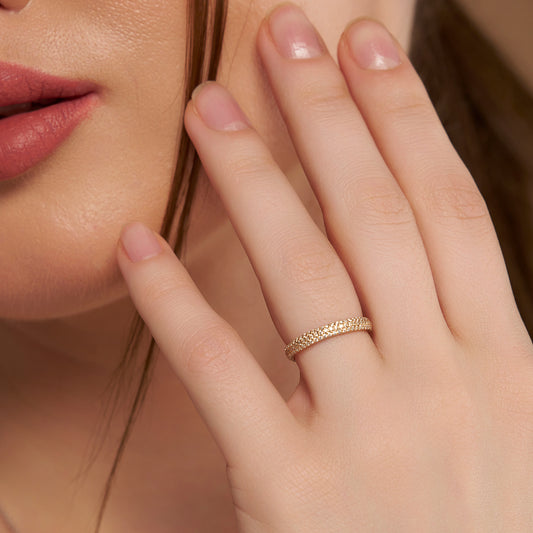 Pave Style Diamond Set Band - KYMEE