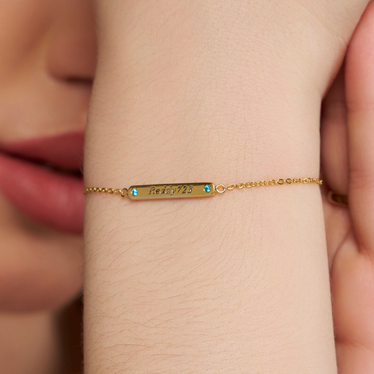 Engraved Name Bracelet - KYMEE
