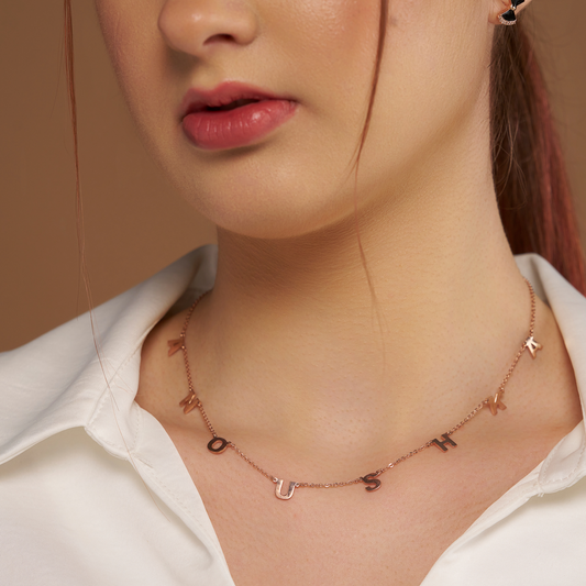 Minimalist Silver Name Necklace - KYMEE