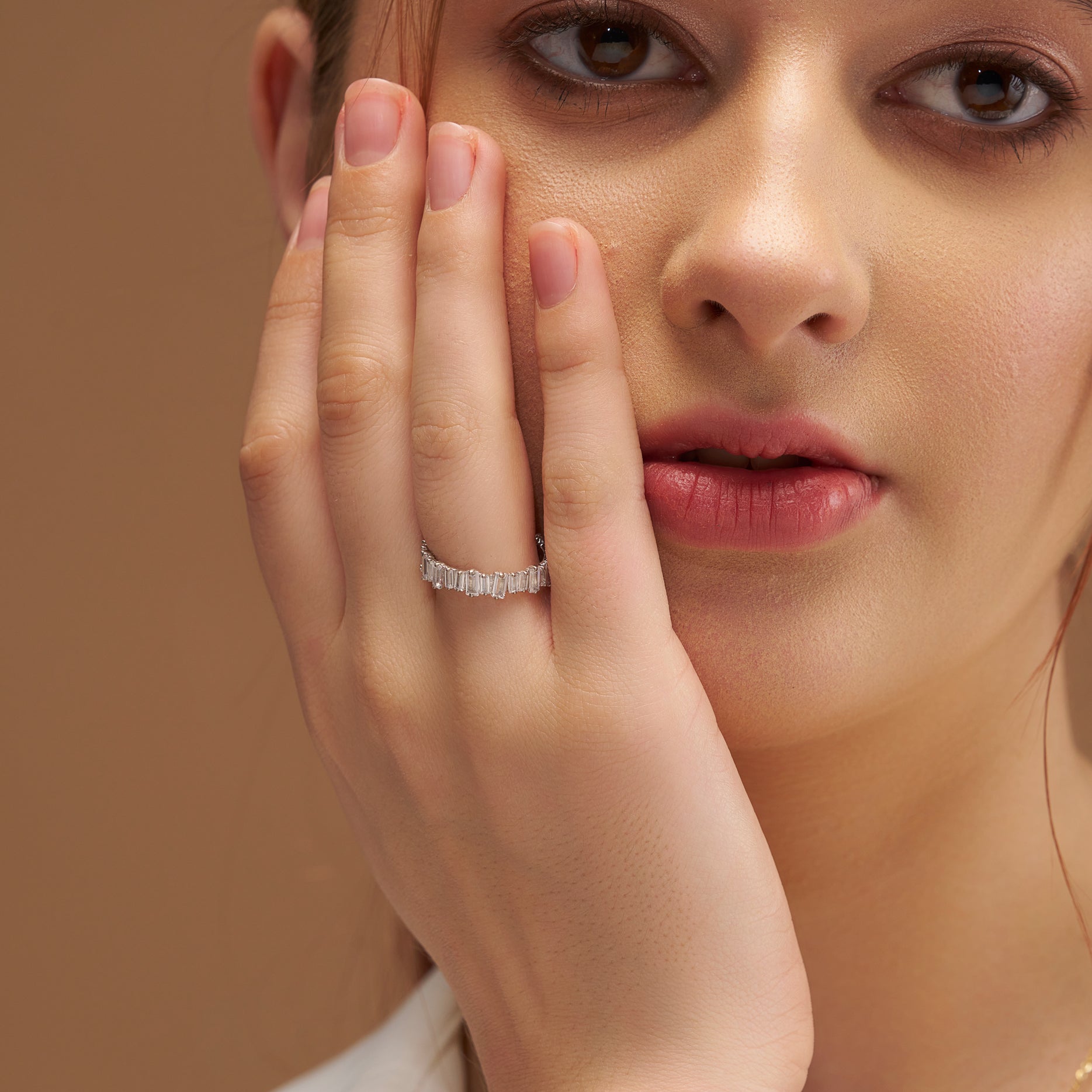 Eternity Baguette Diamond Band - KYMEE