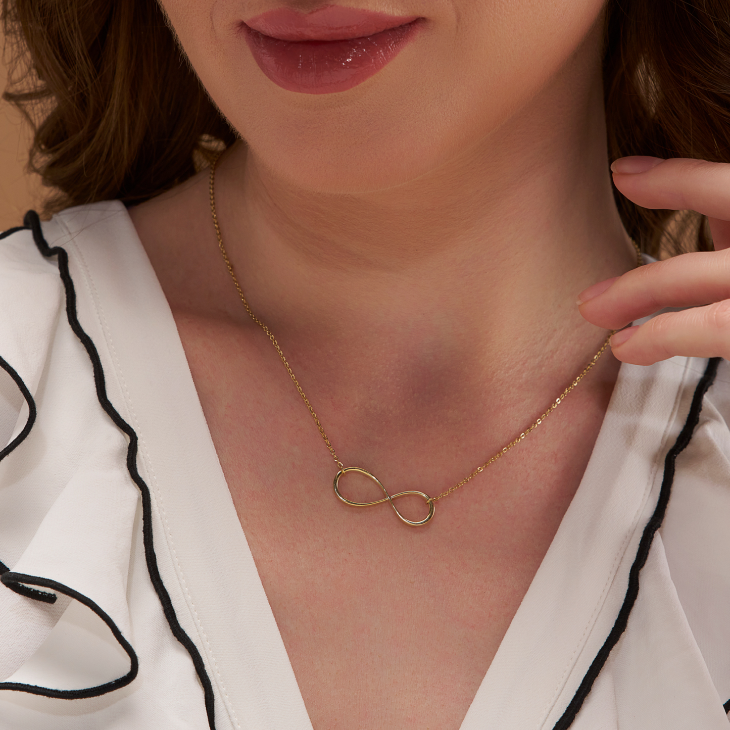Silver Infinity Charm Pendant