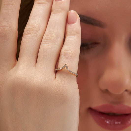 V-Shaped Stacking Ring - KYMEE