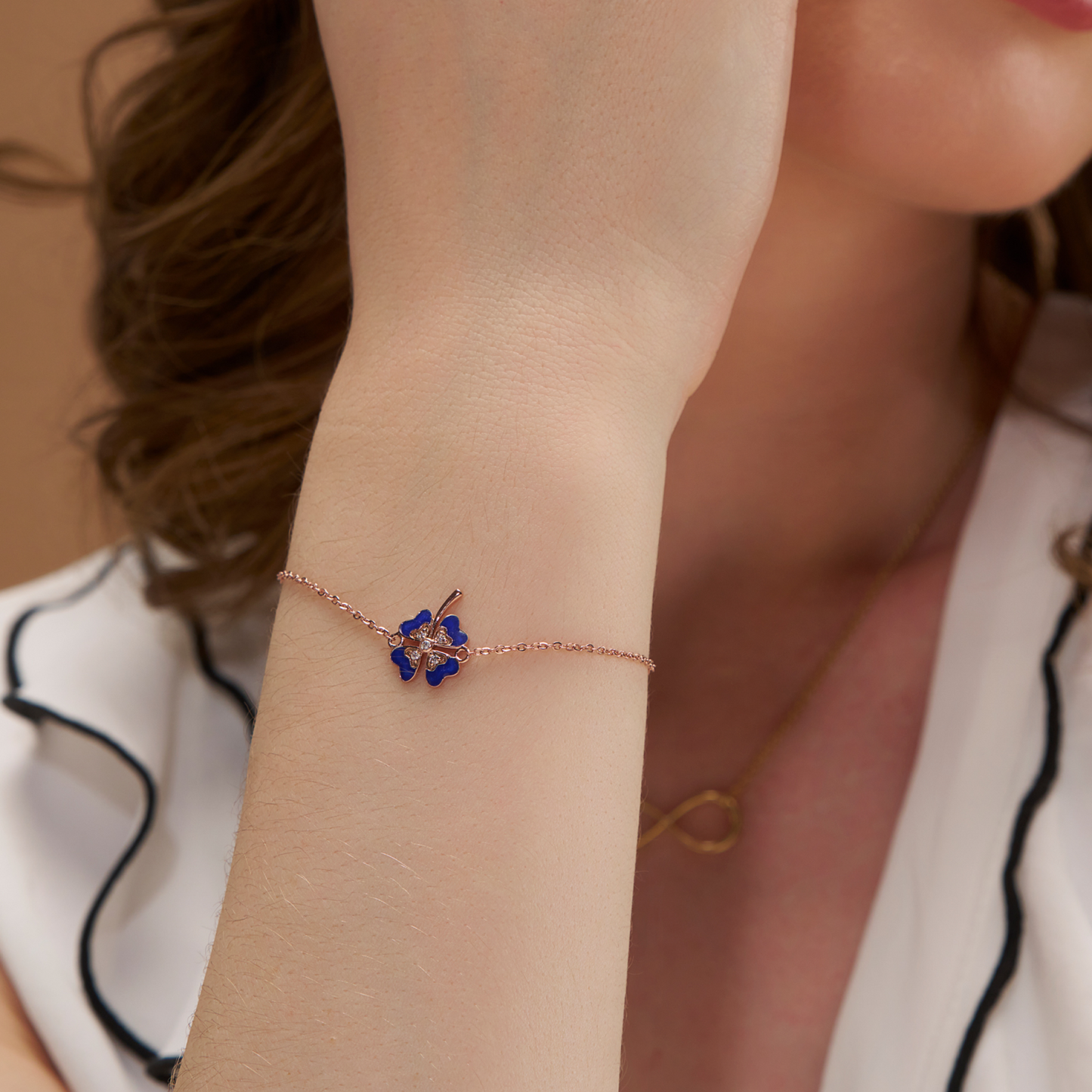 Lucky Clover Charm Bracelet