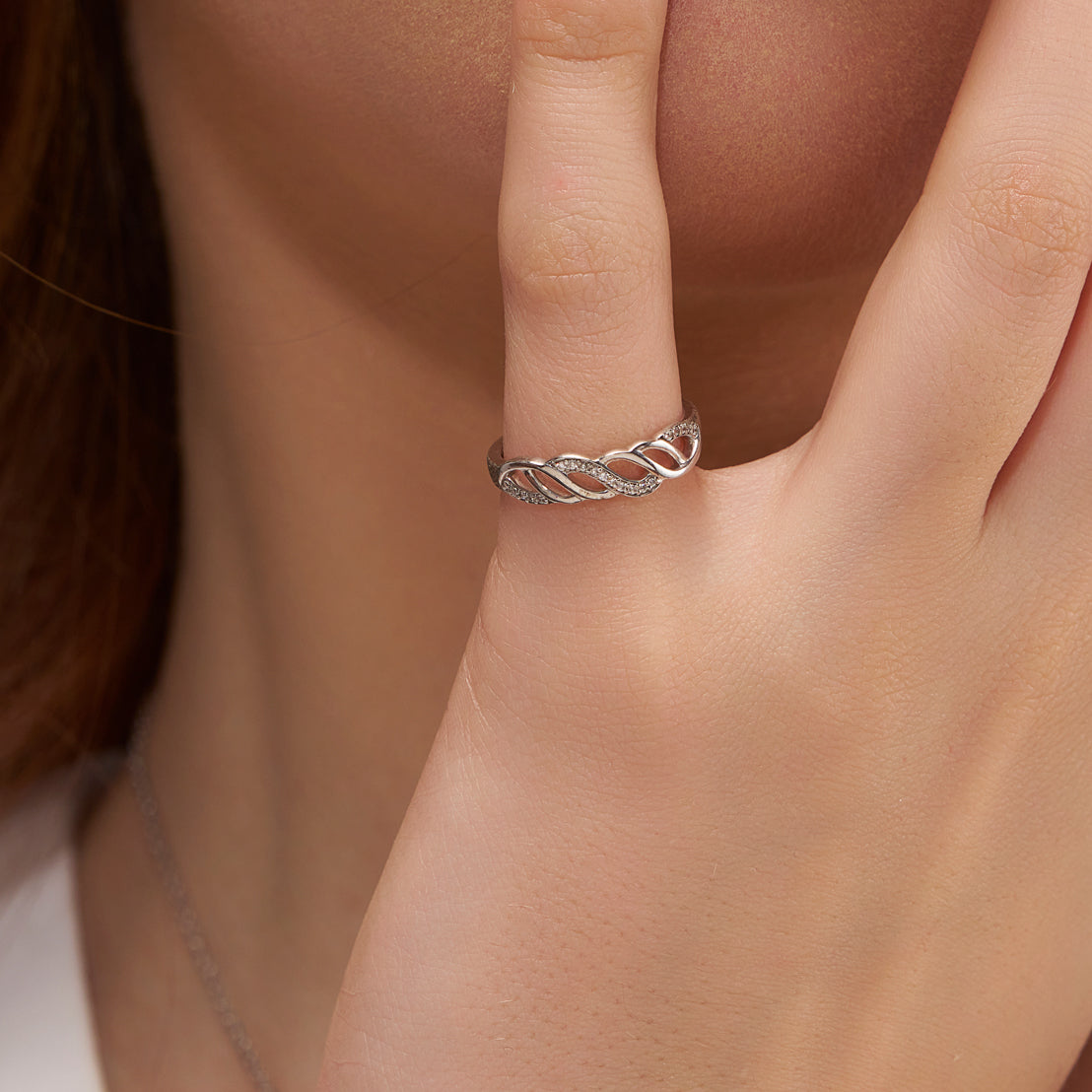 Delicate Braided Knot Ring - KYMEE