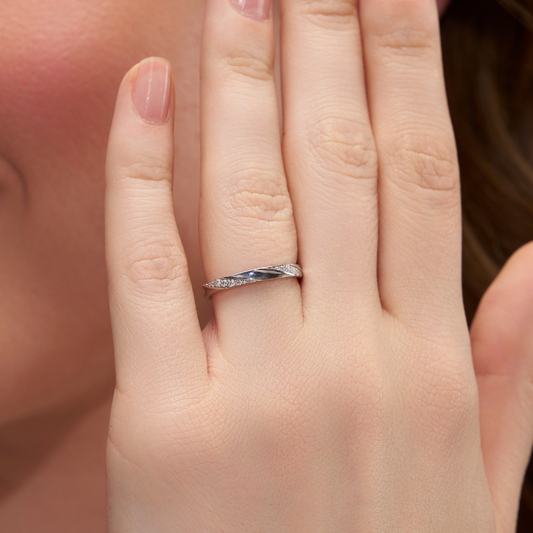 Twisted Diamond Band - KYMEE